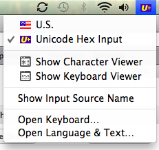 charviewer Input Menu