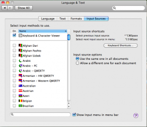 enableUHEX2 Input Sources Tab
