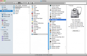 Disk Utility Location Disk Utility on Hard Disk