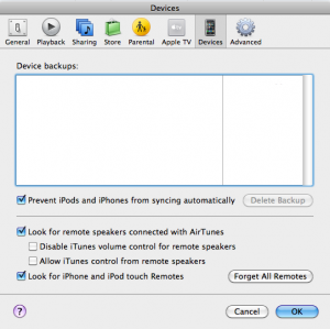 ssiTunesDevs1 iTunes Preferences--Devices