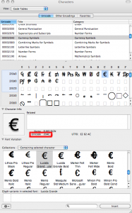 uChars1 HexCode Location