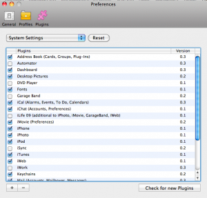 ssiBackup2 System Settings Plugins