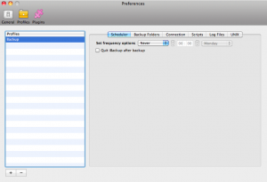ssiBackup3 Profile Preference 1