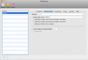 ssiBackup4 Profile Preference 2